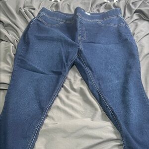 Terra & Sky Dark Blue Stretch Jeggings